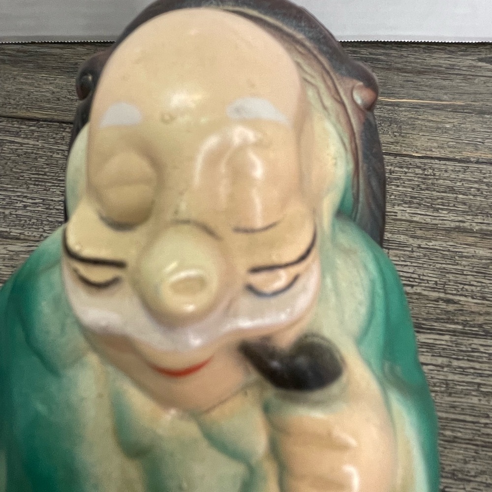 Vintage Retirement Fund blow mold piggy banks.Hong Kong. Used. - Picture 9 of 14